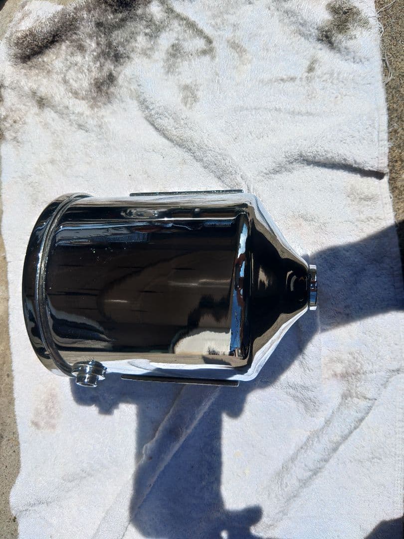 シボレー直6216 235 オイルキャッチタンククローム