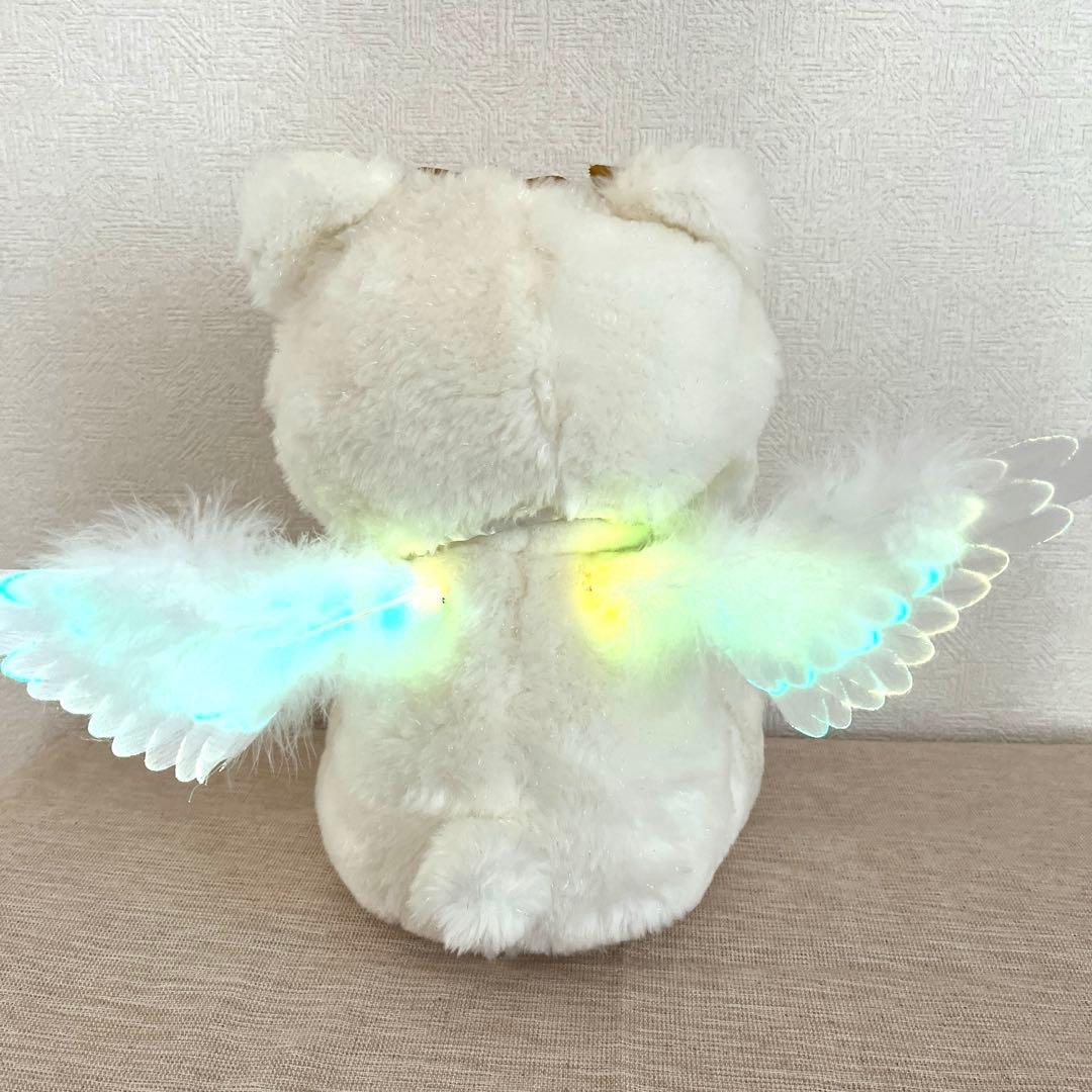 希少❗️ファイバーハローキティ 光る羽根 ぬいぐるみバイオリン演奏