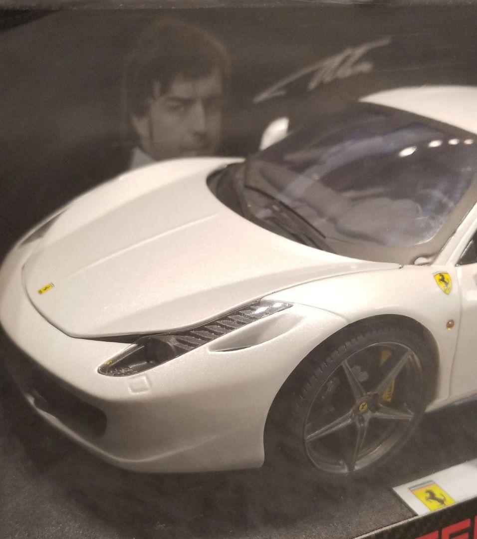 1/18 ホットウィール フェラーリ458イタリア　アロンソモデル限定5000
