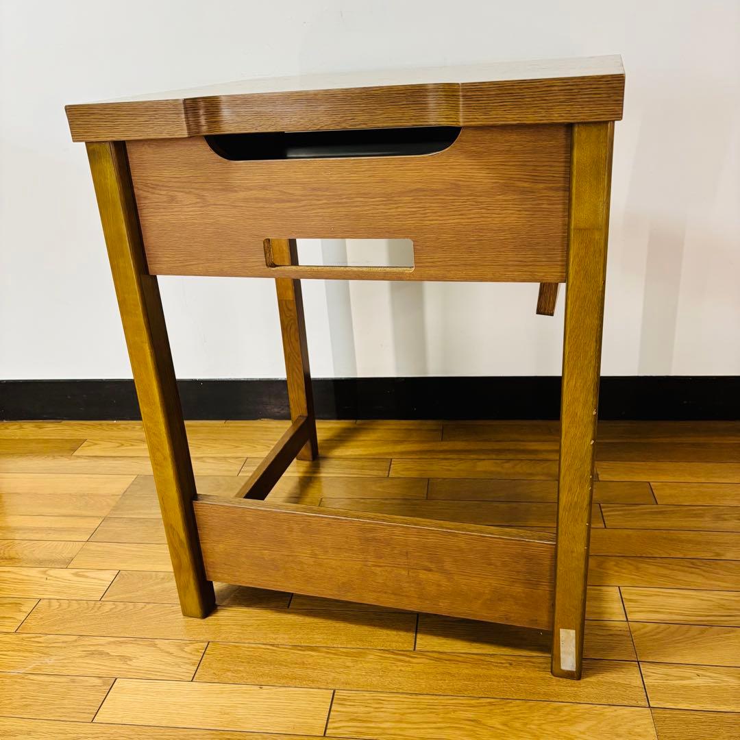 【希少品】小島工芸 PC サイドデスク 幅60cm 　IDC大塚取扱　送料込み