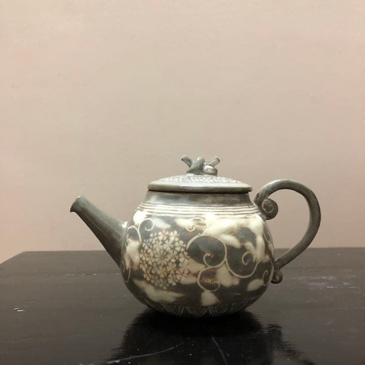 三島手 陶樂 急須 煎茶 茶道具