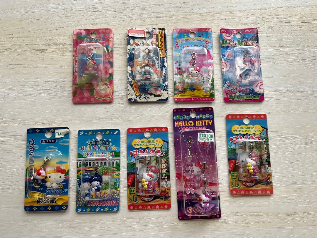ハローキティ ストラップセット 複数デザイン　約176個