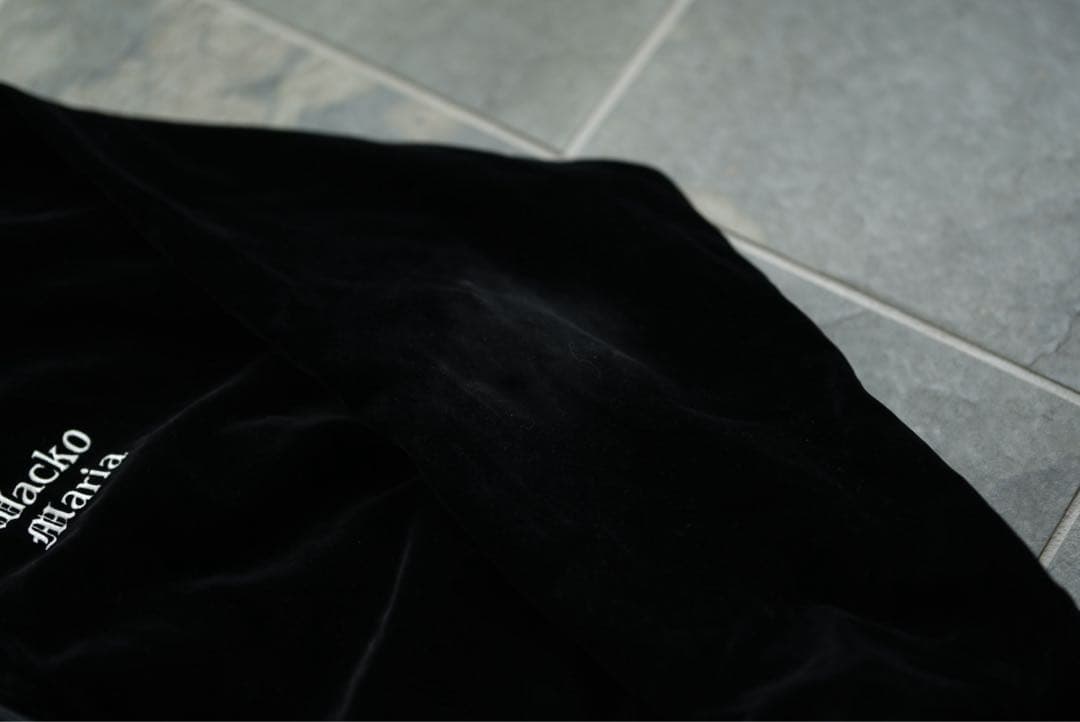 XL WACKO MARIA ベロア トラックジャケット ジャージ ブラック