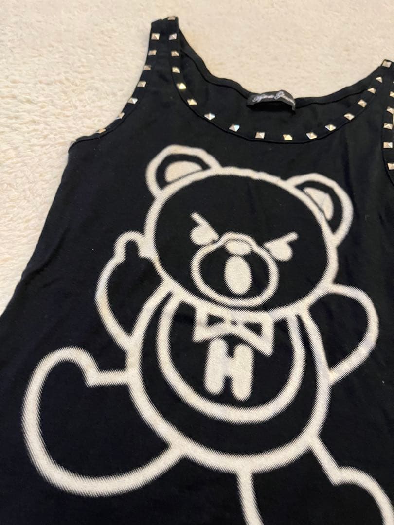 HYSTERIC GLAMOUR ファックベアータンクトップ
