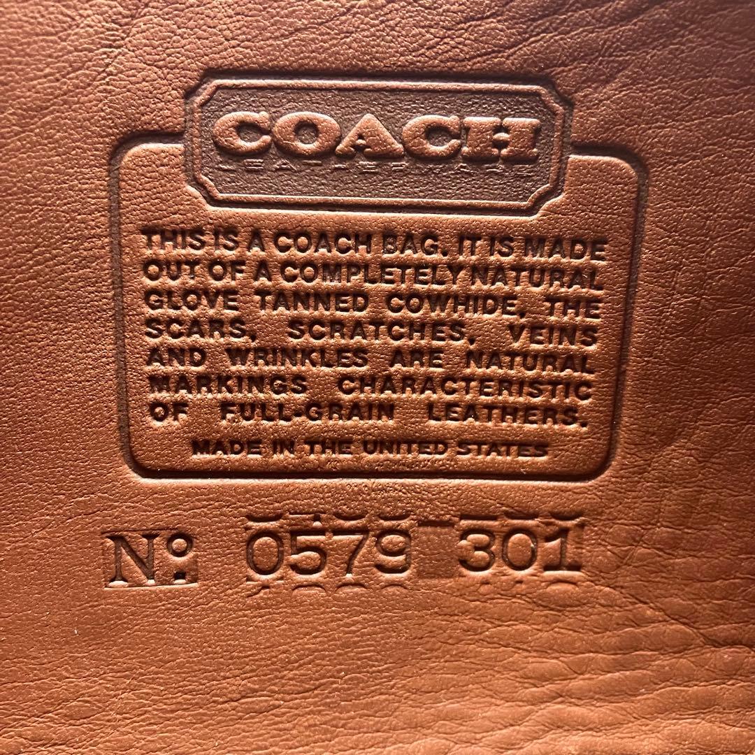美品 オールドコーチ ミニボストン ハンドバッグ 2way ドーム型 USA製