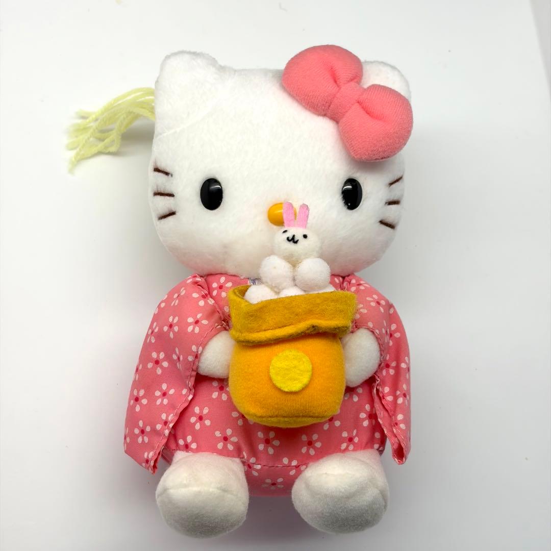 ハローキティ ぬいぐるみ 2002年 十五夜 お月見団子 サンリオ レア