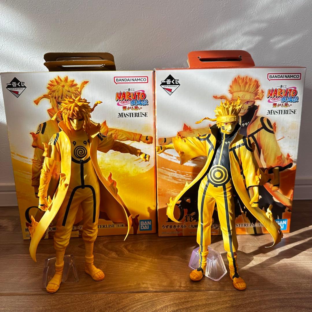 ナルト 一番くじ 繋がる思い C賞 うずまきナルト D賞 波風ミナト 丁寧