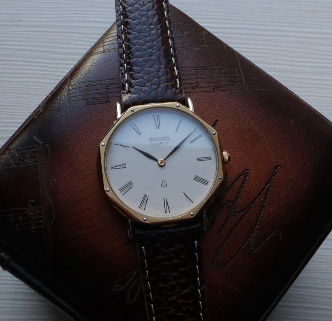 SEIKO tank シャリオ スイスセイコー 6020 オクタゴン 稼働品