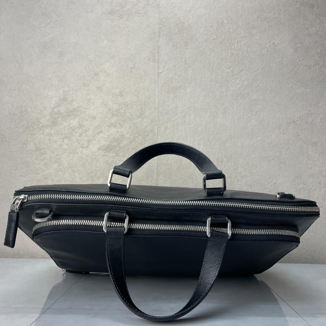 PRADA ビジネスバッグ プラダ 2way ハンドバッグ VR0078 黒