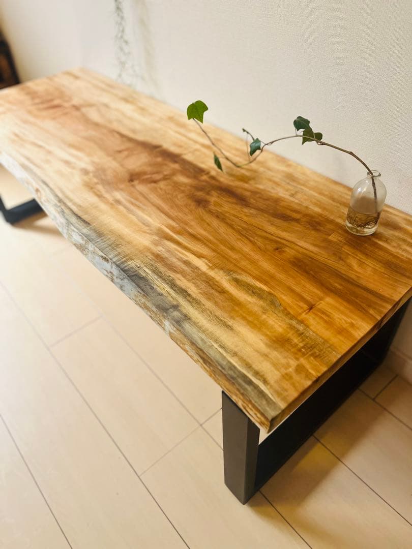 一枚板用脚/鉄脚/アイアン/T型/ハンドメイド/1点物 テーブル 脚 一枚板