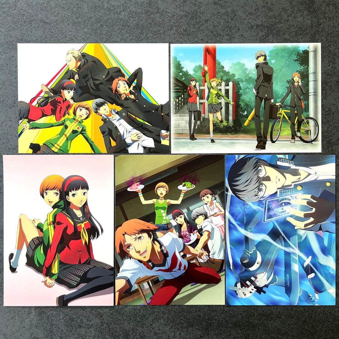 希少 ペルソナ4 イラストカード 鳴上悠 堂島菜々子 足立透 久慈川りせ レア