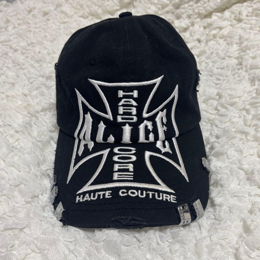 ALICE HOLLYWOOD アリスハリウッド　キャップ　帽子　ブラック Alice Hollywood(アリスハリウッド) ATELIER 2．0 CAPキャップ
