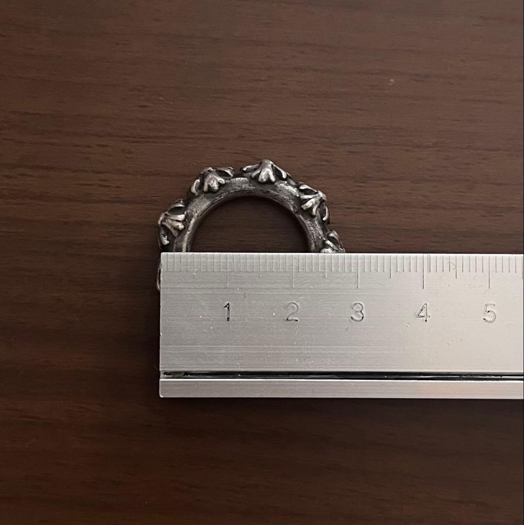 Chrome Hearts 1997フラワーモチーフリング .925 16号