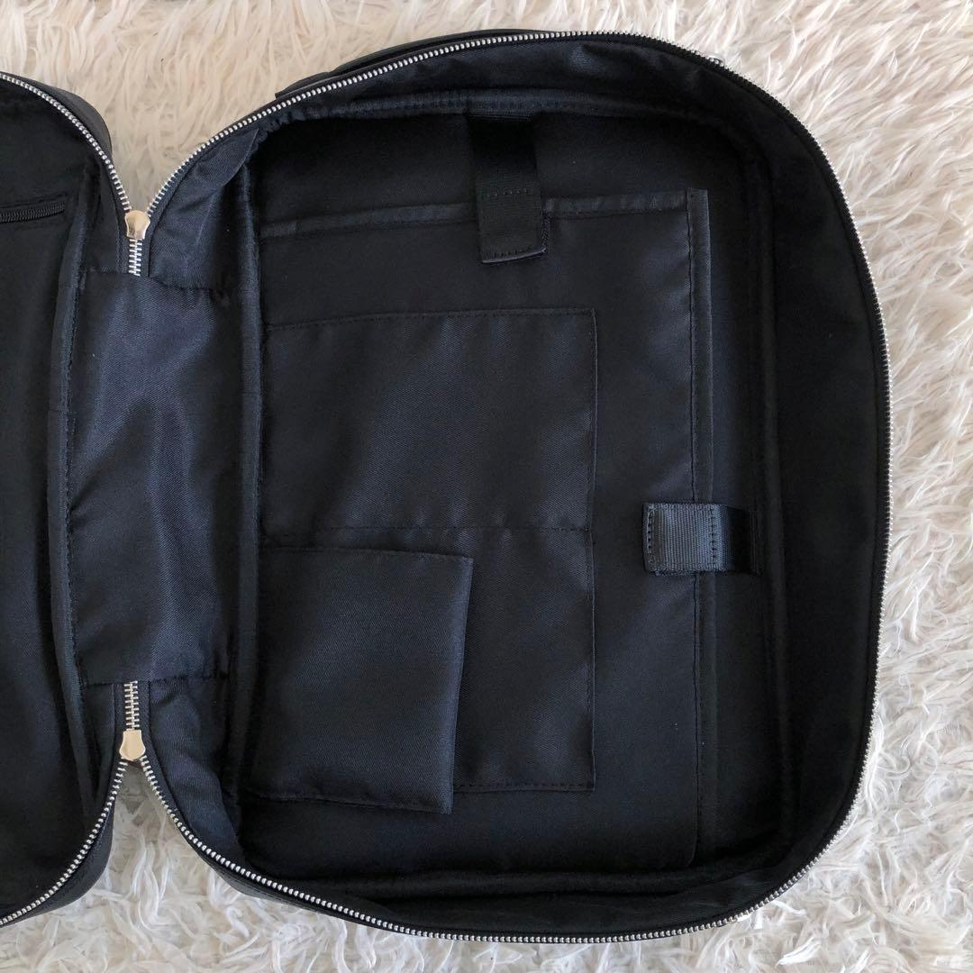 【ほぼ未使用3way】シップス　ビジネスバッグ　リュック　黒　サフィアーノレザー