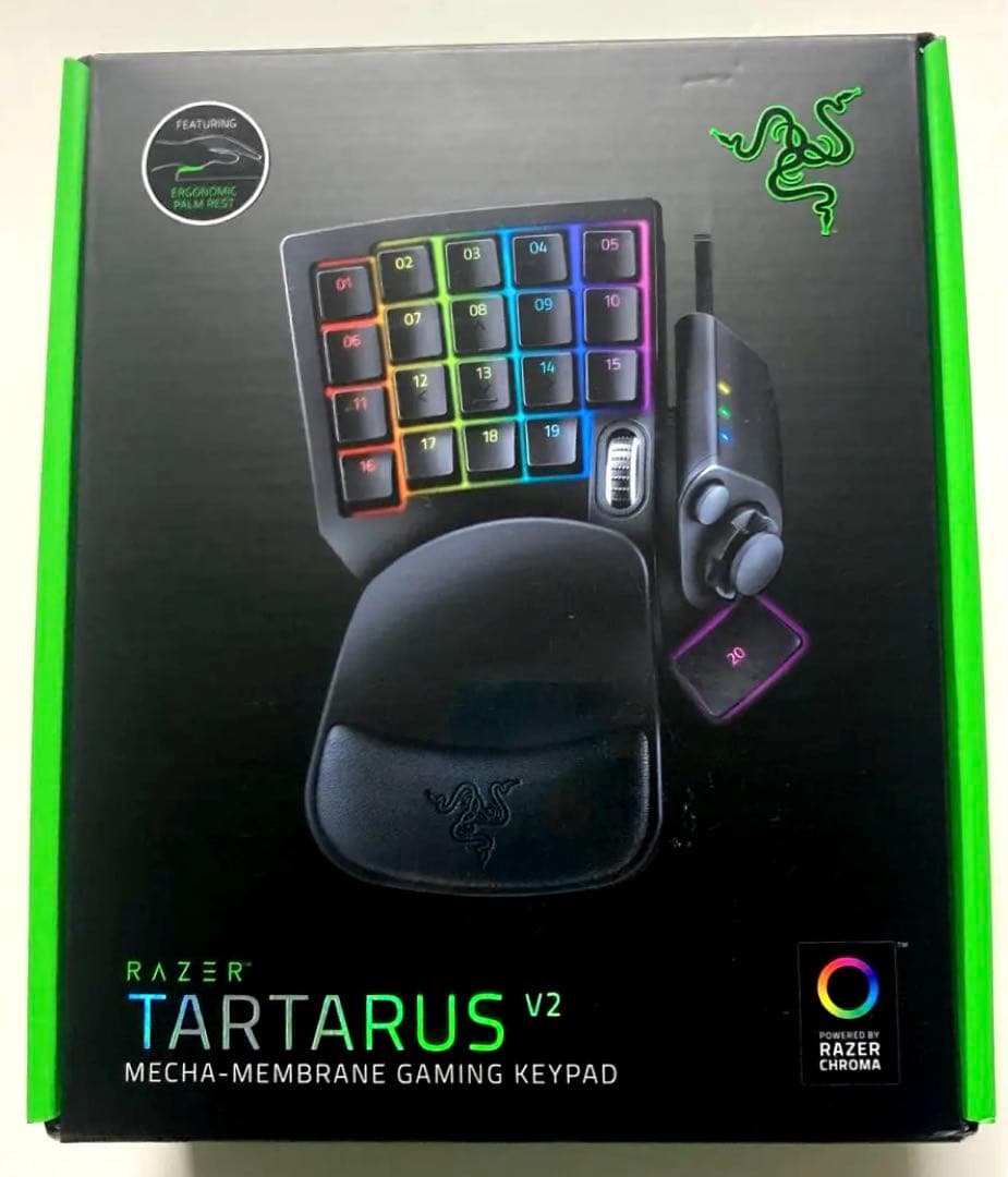 美品）左手デバイス Razer TARTARUS V2 ゲーミングキーパッド - メルカリ