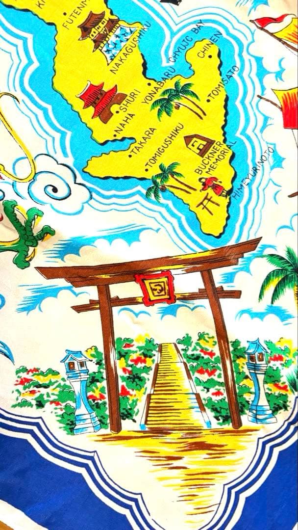 沖縄スーベニアスカーフ OKINAWA Souvenir Scarf 60s - メルカリ