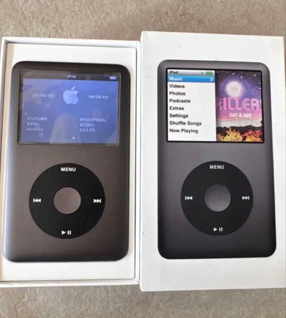 極美品】iPod classic 第7世代 160GBブラック 新品バッテリー - メルカリ