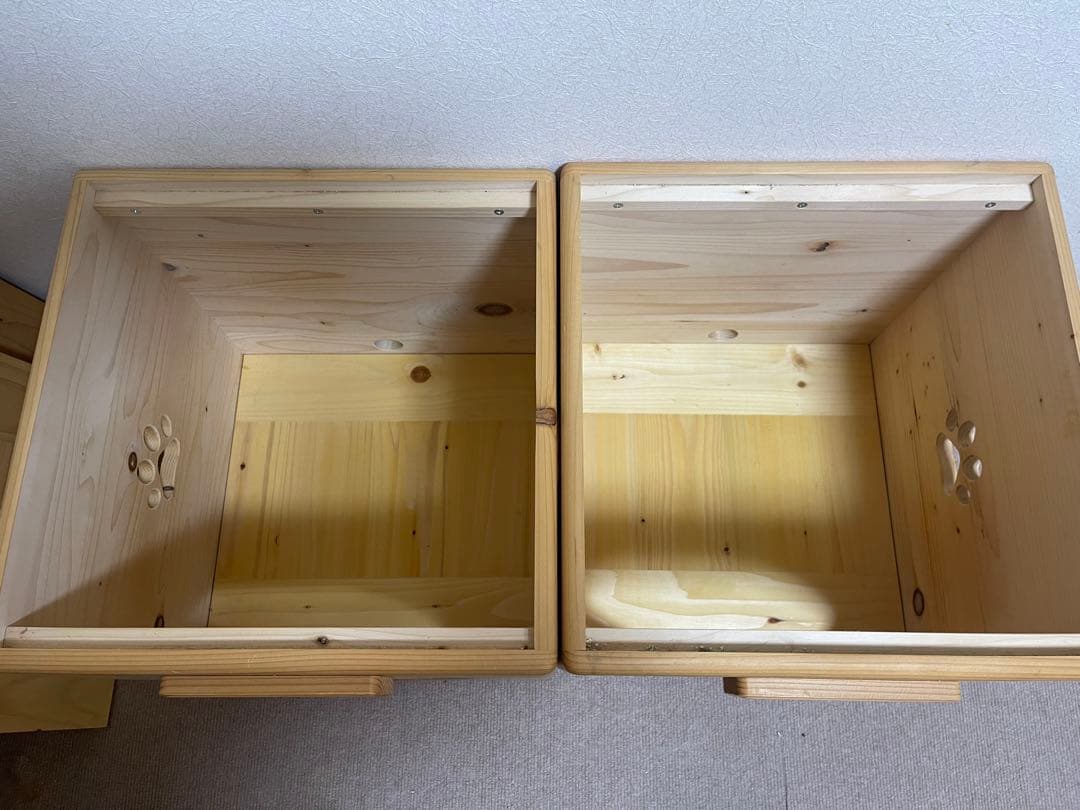 木製ドッグハウス 2部屋