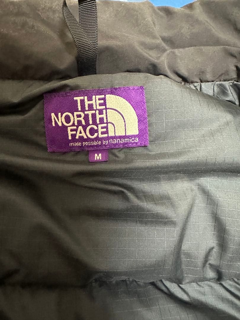 ノースフェイスパープルレーベル ダウンベスト インディゴ