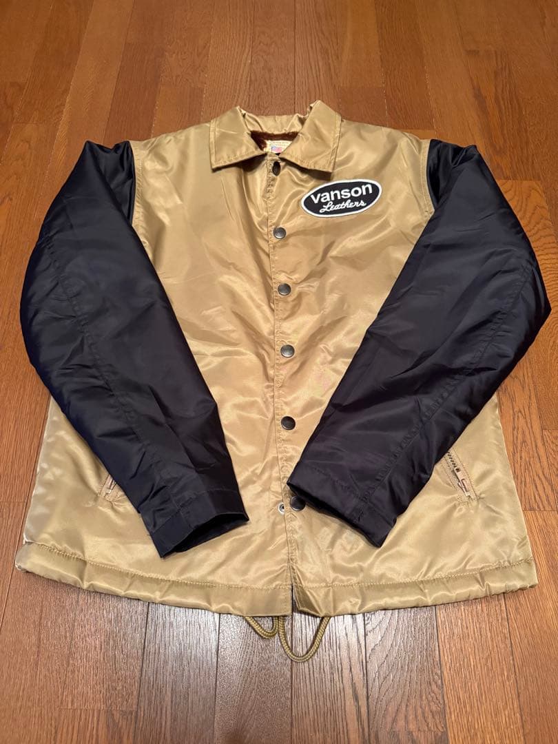 【試着のみ】vanson カスタム コーチジャケット\"M\"