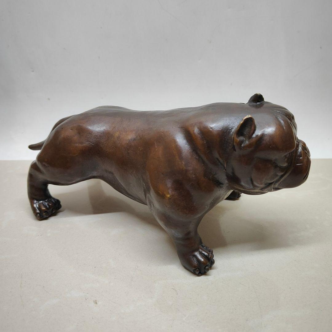 銅器 悪覇犬 茶道 茶寵 集財 旺財 卓上 置物 装飾品 工芸品