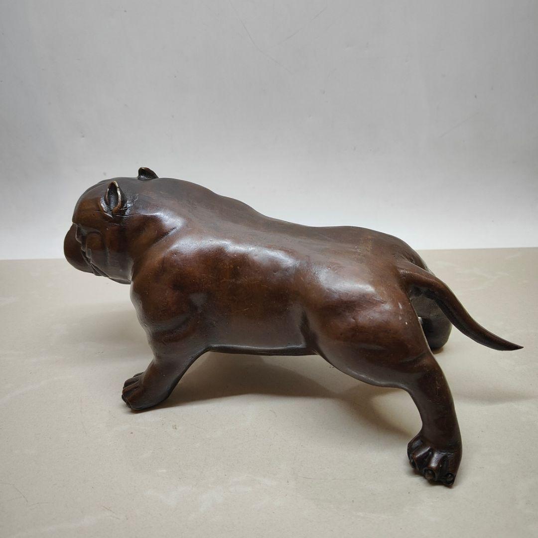 銅器 悪覇犬 茶道 茶寵 集財 旺財 卓上 置物 装飾品 工芸品