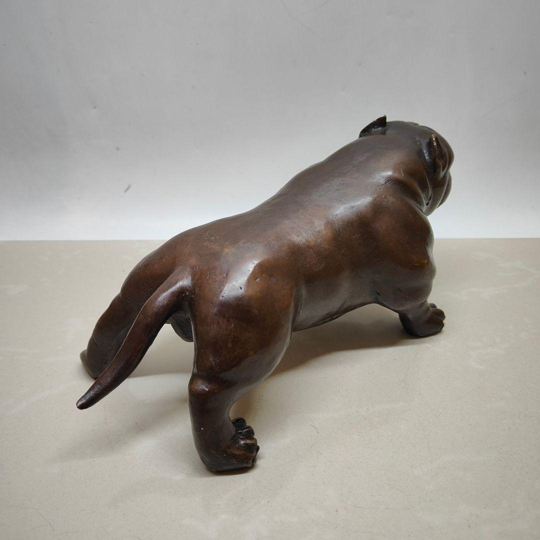 銅器 悪覇犬 茶道 茶寵 集財 旺財 卓上 置物 装飾品 工芸品