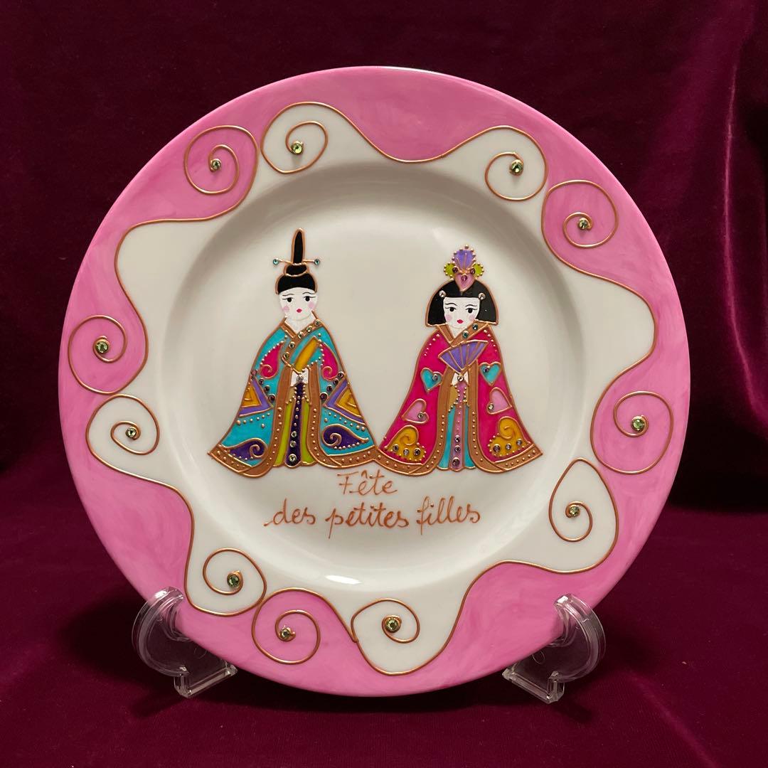 ソワジック　 soizick フランス製　プレート　皿 雛人形デザイン