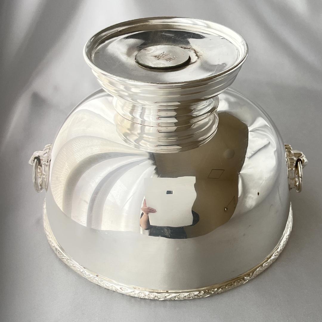 【英国】 ライオンのセンターピース / パンチボウル　直径21cm