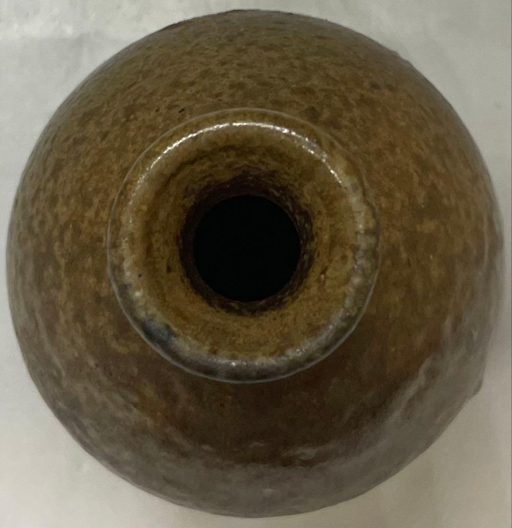 人間国宝 藤原啓 備前徳利 四方桟共箱 栞 e18｜人間国宝 藤原