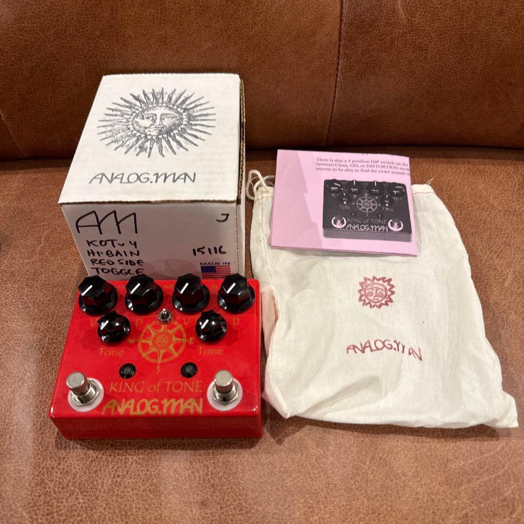 ギター Analogman KING OF TONE HI-GAIN RED SIDE