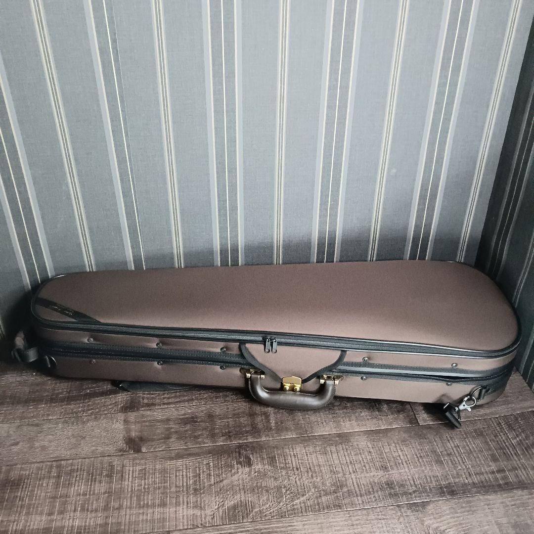 【美品】鍵付き Super Light 軽量 撥水 バイオリン セミハードケース