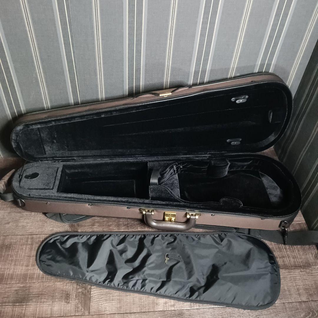 【美品】鍵付き Super Light 軽量 撥水 バイオリン セミハードケース
