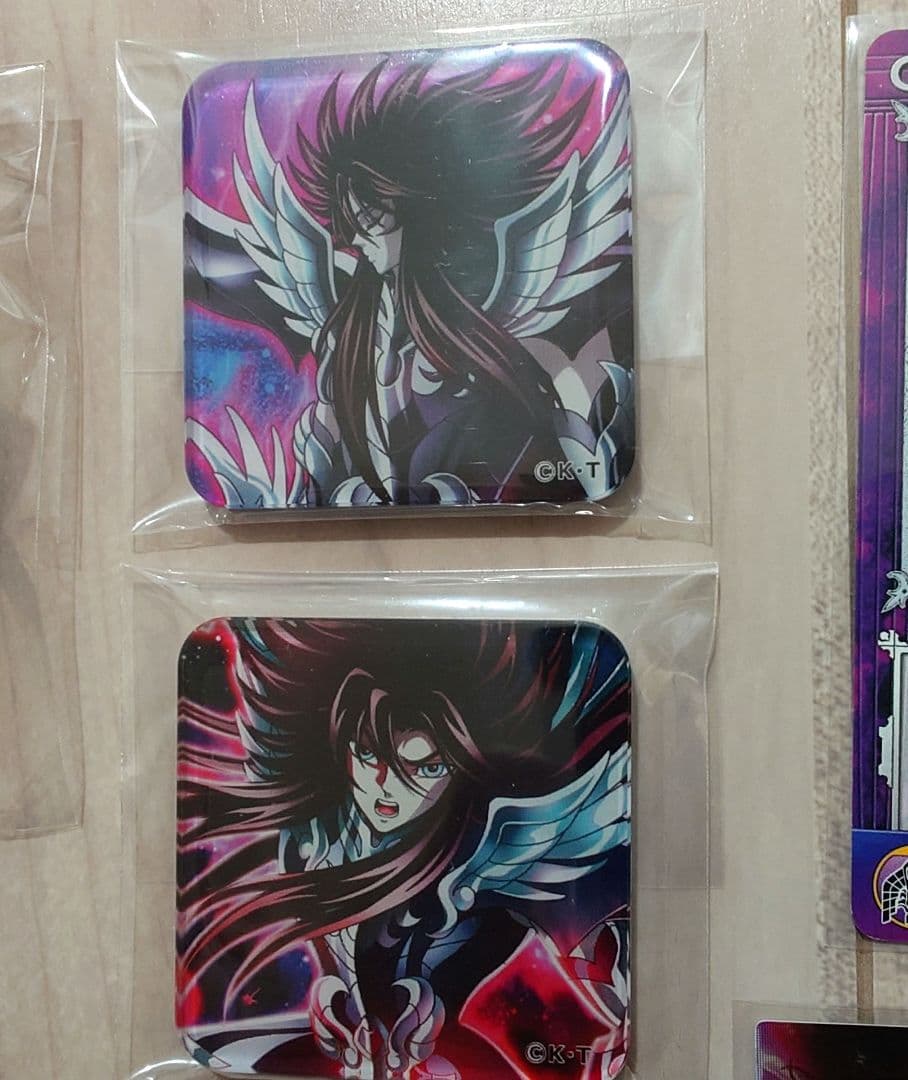 冥王ハーデス 聖闘士星矢 アクリルマグネット 缶バッジ クルセイド等9点セット