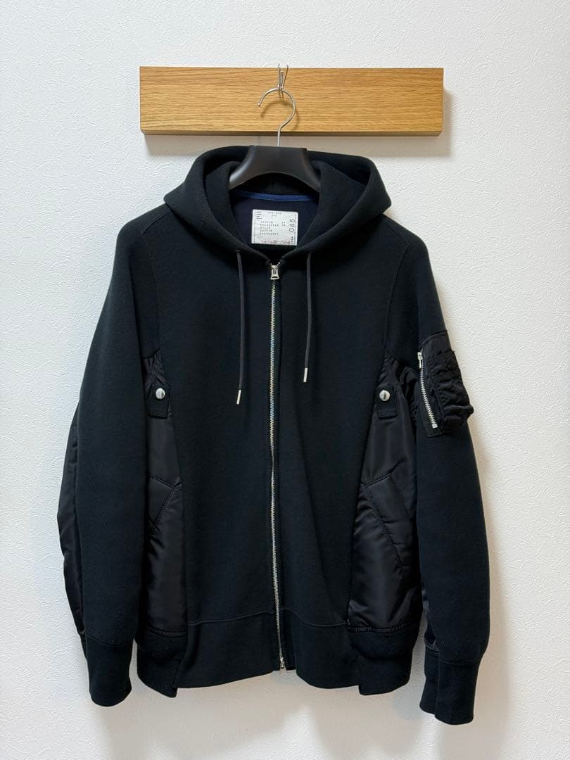 トップス Sacai Sponge Sweat Hoodie /Size1