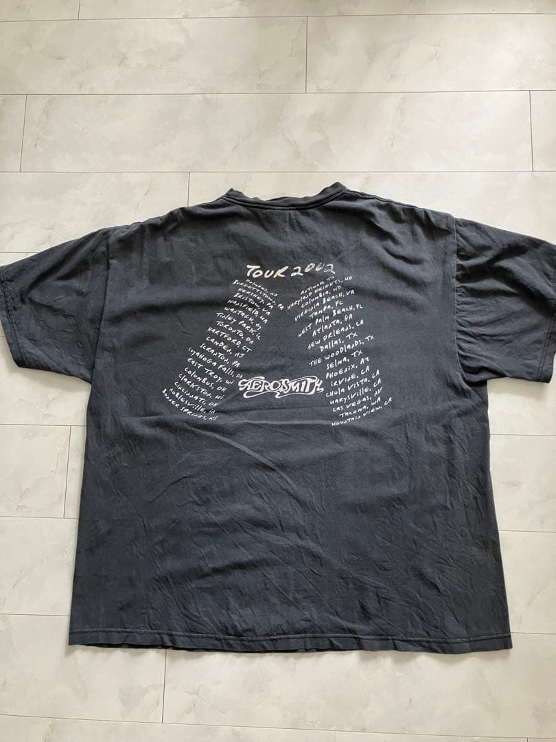 AEROSMITH エアロスミスツアー2002 バンドT コピーライトあり