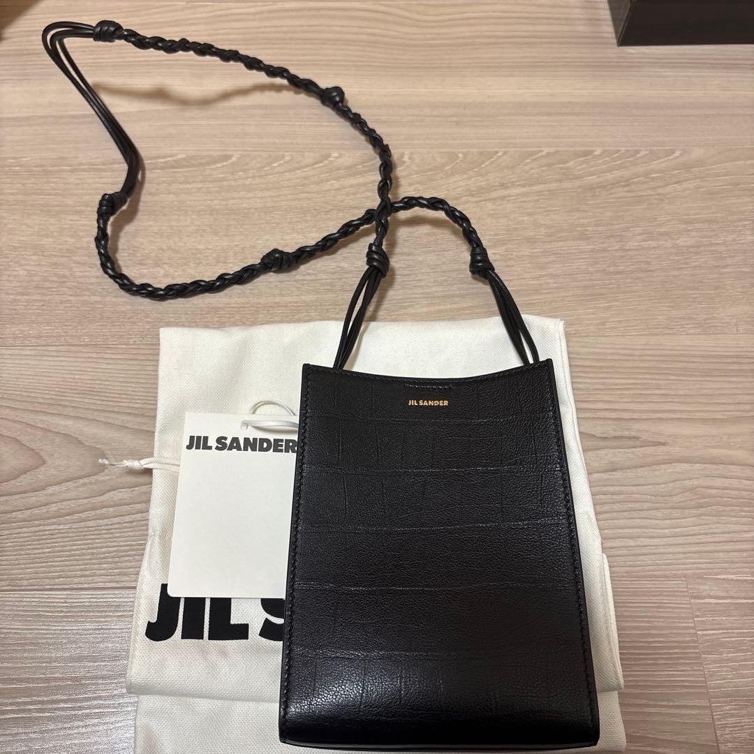た*う様 JIL SANDER ブラックショルダーバッグ