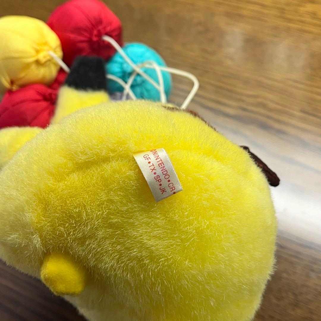 そらとぶピカチュウ ぬいぐるみ トミー TOMY 赤タグ 初期 当時物