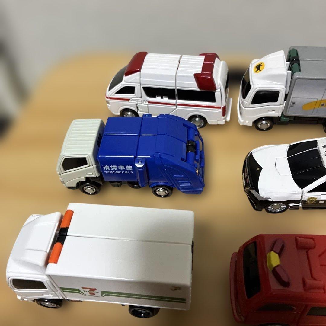 の*）様 トミカ　ジョブレイバー　7体セット　おまけ2体