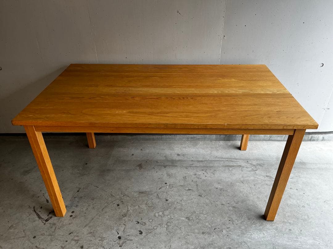 Sally★無印 無垢材ダイニングテーブル・オーク材・幅１４０ｃｍ