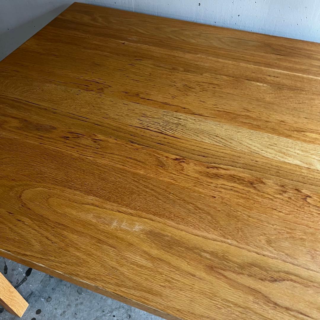 Sally★無印 無垢材ダイニングテーブル・オーク材・幅１４０ｃｍ