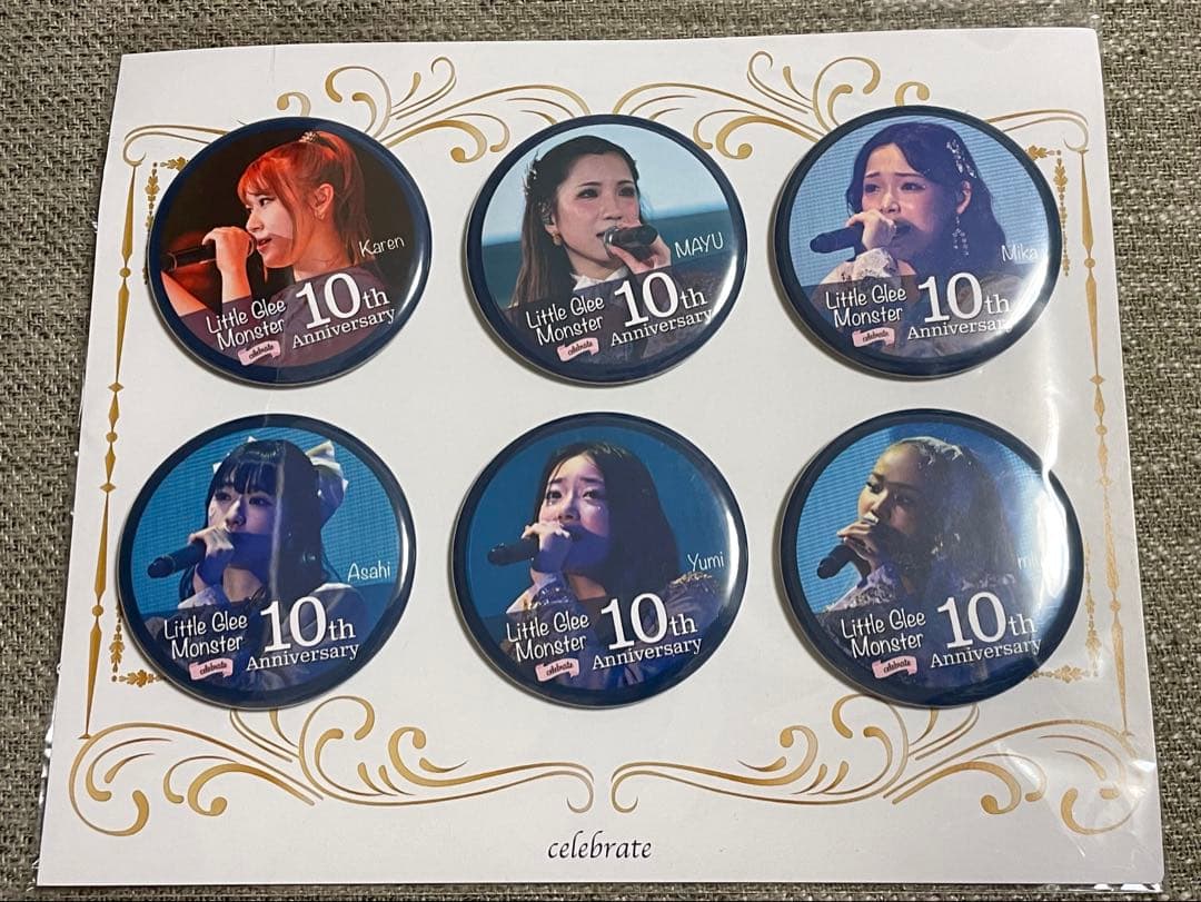ま*さ様 リトグリ 10th celebrate 缶バッジ セット Little Glee Monster リトグリ 10周年 缶バッジ ⑩ Little Glee