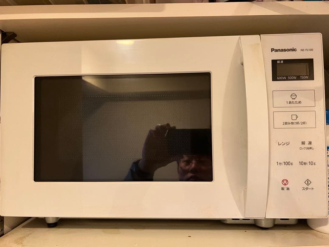 Panasonic NE-FL100-W 単機能電子レンジ 2022年製 - メルカリ