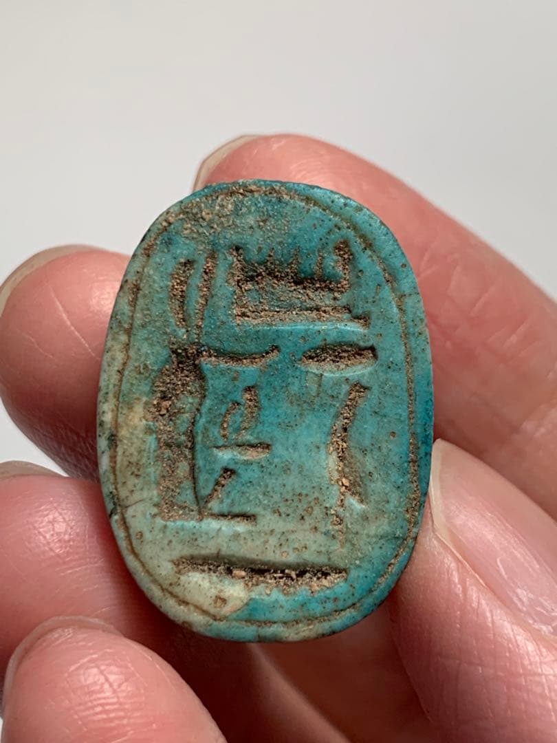 古代エジプト副葬品スカラベファイアンスガンダーラウシャブティ出土