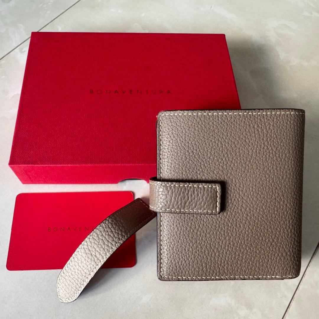 BONAVENTURA 二つ折り財布 ボナベンチュラ エトープ シュリンクレザー