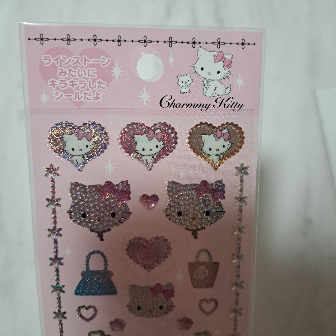 レトロ チャーミーキティ シール 2枚セット 2006年 - メルカリ