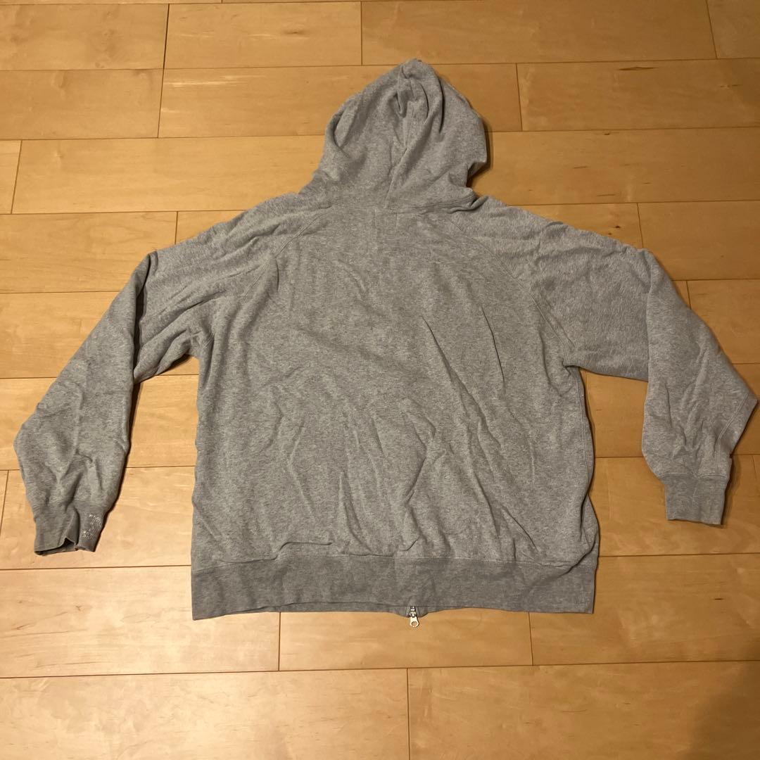 ビリオネアボーイズクラブ ダブルフルジップ スウェット パーカー XL