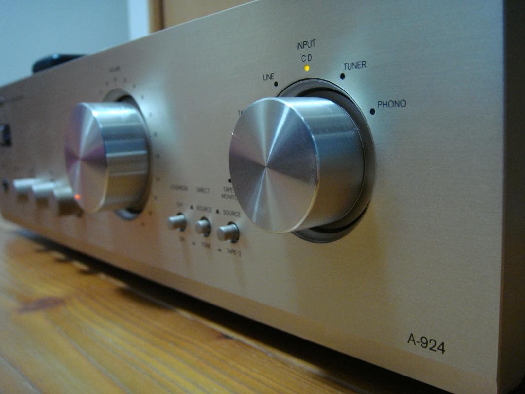 整備済 程度良ONKYO オンキョー Integra A-924 リモコン取説付