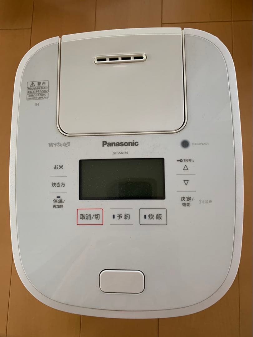 Panasonic パナソニック炊飯器SR-SSX189