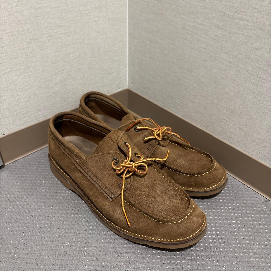 レッドウィング　ブラウン スエード モカシン